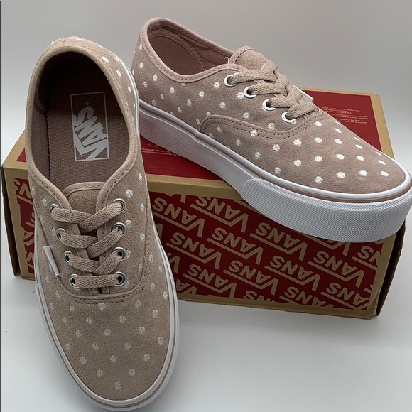 •VANS AUTHENTIC PLATFORM SUEDE POLKA DOTS WMNS - Picture 7 of 16
